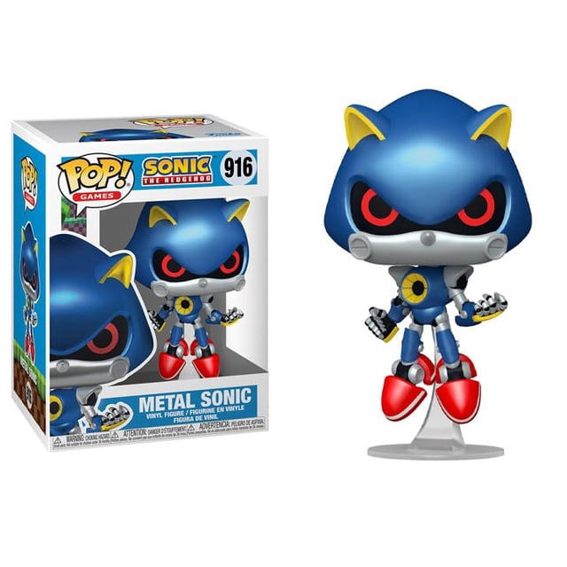 Figura de vinilo Funko Pop Sonic The Hedgehog Metal Sonic con protector