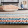 thumbnail image 5 of SAFAVIEH Kilim Leon Striped Cotton Area Rug, Grey/Yellow, 6' x 9', 5 of 12
