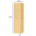 thumbnail image 4 of Kimberly Bay Plantation Louver-Panel Solid Core White Wood Bi-fold Door, 4 of 9