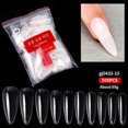 thumbnail image 5 of 500 Pieces Ballet Nail Tips Piece Set Fashion Simple Soft Nail Patch for Women Female, 5 of 5