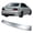 Painted #354 Titanium Silver Metallic, variant on Ikon Motorsports Compatible with 96-03 BMW E39 5 Series AC Style Painted Matte Black Roof Spoiler Wing