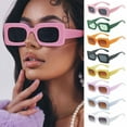 thumbnail image 6 of Narrow Square Frame UV400 Protection Rectangle Sunglasses Female Shades Ladies Eyewear Sunglasses for Women WHITE/GRAY, 6 of 8