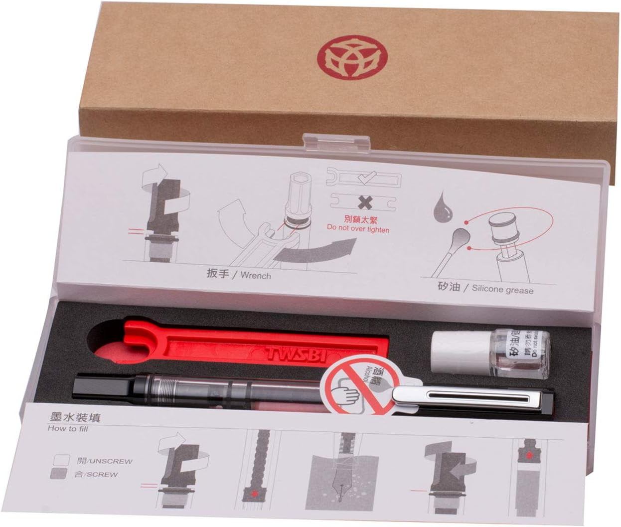 TWSBI ECO Fountain Pen Black M nib