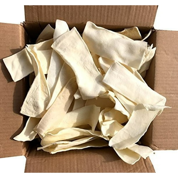 Rawhide Chips for Dogs (6 Pounds large) Quality Bulk Dog Rawhide