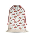thumbnail image 2 of Christmas Bags Drawstring,Red Christmas Truck Pattern Large Xmas Christmas Gift Bags,Reusable for Xmas and New Year Party Favors and Supplies,27.6" X 19.7", 2 of 5