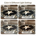 thumbnail image 7 of ODIKA 4'x6' Washable Area Rug Stain Resistant, Low Pile, Easy Care Texas Star Vintage Farmhouse Medallion With Rustic Cowboy Scroll for Dorm Room, Small Living, 7 of 7
