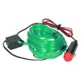 thumbnail image 2 of 5m/16.4ft Auto LED Tira Encendedor de Cigarrillos Drive Luminoso Ambiente Luz Interior del Coche DC 12V Verde Jadeshay A, 2 of 8