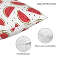thumbnail image 4 of Rateoe Watermelon Pattern Throw Pillow Cover Premium Pillow Stuffer Sham Square for Decorative Cushion Bed Couch Sofa(Pillow insert not included), 4 of 8