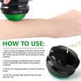 thumbnail image 5 of Aliver Massage Roller Ball + 60ml Black Castor Massage Oil Set- Massager Ball with Oil for Sore Muscles, Stress Relief, Skin Care, 5 of 9