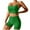 Green, variant on cfhntfmh Yoga Outfits for Women 2 Piece Set Tracksuit Seamless Sleeveless Crop Tank Top Workout Leggings Activewear