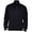 Black, variant on Monterey Club Men's Casual Slash Fleece 1/2 Zip Pullover #1976