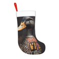 thumbnail image 2 of Yiaed Graffiti Cool Duck Print Christmas Stockings, Christmas Stockings Hanging Ornaments, Christmas Stockings for Family Christmas Holiday Decorations, 2 of 7