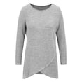 thumbnail image 3 of LAPA Women Long Sleeve T Shirts Cute Casual Blouses Asymmetrical Tunic Tops for Leggings, 3 of 5