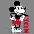 thumbnail image 2 of Boy's Mickey & Friends Mickey Mouse Vintage Lean  Performance Graphic Tee Charcoal Heather Small, 2 of 4