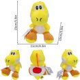 thumbnail image 3 of Kawaii Mario Luiji Goomba Kamek Yoshi juguetes de Peluche suaves lindo sapo princesa Peach Daisy Rosalina Toadette Pauline Peluche muñeca, 3 of 5