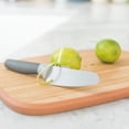 thumbnail image 5 of BergHOFF Leo 4.25" Stainless Steel Vegetable Knife with Zester, Gray, 5 of 6