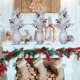 thumbnail image 4 of Adornos para árbol de Navidad con forma de piña y flores artificiales de frutos rojos, embalaje de regalo para fiestas en casa, corona de bricolaje, 4 of 5