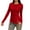 Red, variant on GHNJK Womens Crew Neck Basic Long Sleeve T Shirt Slim Fit Tees Fall Winter Y2k Going Out Crop Tops Cute Tight Shirts