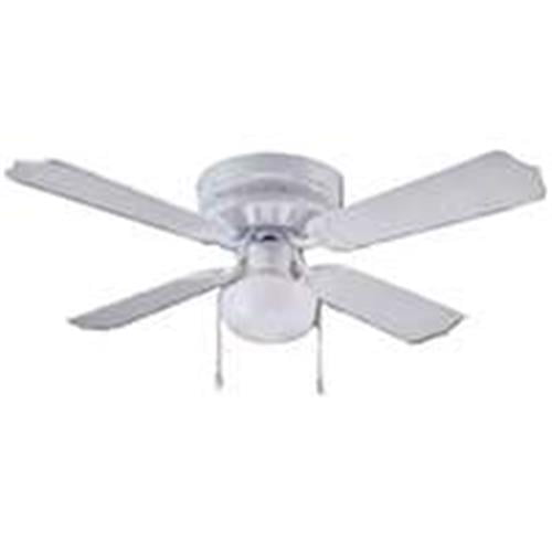 Boston Harbor 42" 4Blade Hugger Ceiling Fan, White