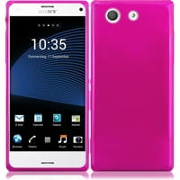 For Sony Xperia Z3 T-Mobile Version Frosted TPU - Hot Pink