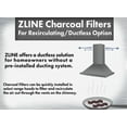 thumbnail image 4 of ZLINE CF1 Charcoal Filters Appliance Air Filters, Black, Set of 2, 4 of 4