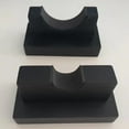 thumbnail image 4 of 2pcs Baseball Bat Rack Baseball Bat Display Stand Wooden Storage Holder, 4 of 7