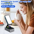 thumbnail image 6 of Nominateh 2025 Upgraded 3-In-1 Cell Phone Stand With Induction Speaker/Power, 360°Adjustable Phone Holder & Wireless Bluetooth Speaker For Music, , Video Calls, Charging &, 6 of 6