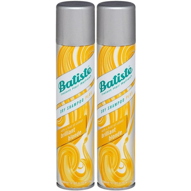 2 Pack Batiste Dry Shampoo Plus Brilliant Blonde 6 73 Oz Each Walmart Com Walmart Com