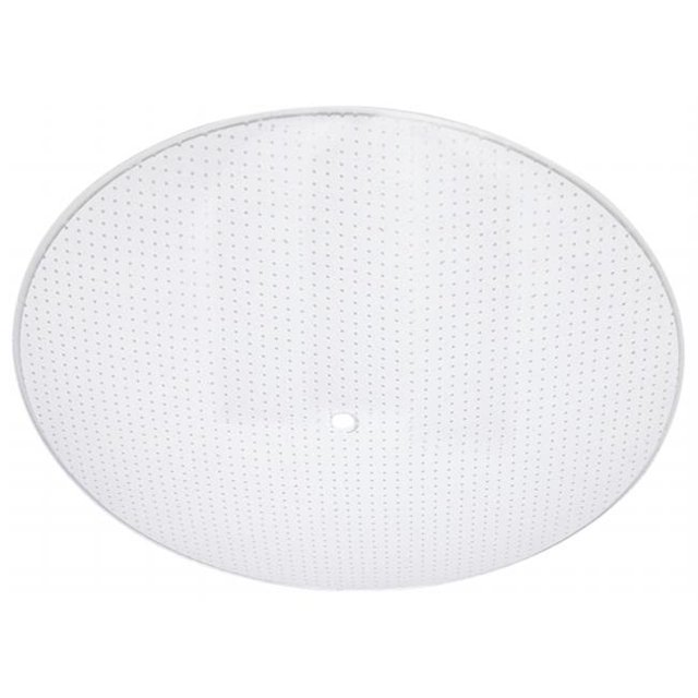 13 in. Clear Dot Glass Round Light Diffuser - Case of 12