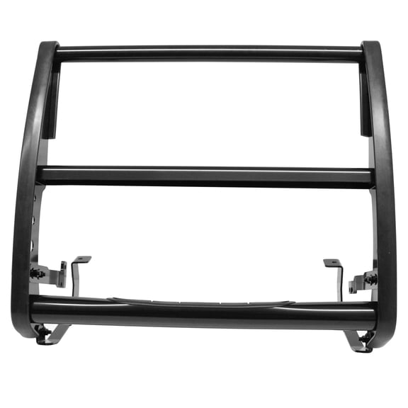Ikon Motorsports Bull Bar Push Bumper Grille Grill Brush Guard Exterior Auto Parts For 2014-2018 Chevrolet Silverado 1500 & GMC Sierra 1500, Steel