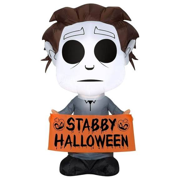Airblown Stylized Michael Myers Universal, 3.5 ft Tall, Multicolored