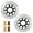 Black, variant on Front Brake Discs Rotors Pads For HONDA CBR1000RR Fireblade 2008-2016 08 09 10 11 12 13 14 15 16