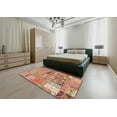 thumbnail image 4 of Ahgly Company Indoor Rectangle Abstract Chestnut Red Patchwork Area Rugs, 2' x 5', 4 of 6