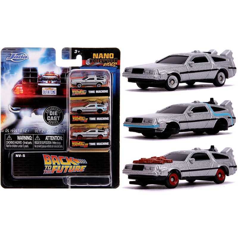 31583 for sale online Jada Toys  Back to The Future Time Machine Delorean Diecast Car 