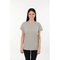 thumbnail image 4 of Post Surgery Recovery Tshirt Snap Open TearAway Shirt Color: Gray/Women, Size: Medium, 4 of 6