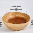 thumbnail image 4 of Bohorizon Wooden Bowls Decorative, Large Irregular Creative Wood Fruit Bowl (10''x9''), 4 of 5
