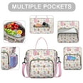 thumbnail image 2 of White Mermaid Pattern Womens Lunch Box for Work,Insulated Large Lunch Bag for Tween and Teen,Loncheras Para Mujer,Leakproof Adult Lunch Bag for Work,Beach,Travel,Picnic,Camping, 2 of 7