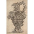 thumbnail image 2 of Giovanni Battista Foggini 16x24 Black Ornate Framed Double Matted Museum Art Print Titled: Design for a Ewer with Neptune on His Chariot (1652-1725), 2 of 5