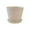 Beige, variant on Gnwei Plastic Plant Pot with Drainage Hole and Saucer for Indoor Plants, Decorative Round Flower Pot for House Plants, Modern Planters for Indoor Plants, Room & Office Décor