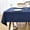 Navy Blue, variant on Oval Tablecloth 60 x 84 Inch Washable Fabric Table Cloth Solid White Table Cover for Dining Wedding Party Banquet Tabletop Decoration