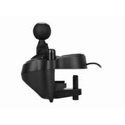 Logitech G Driving Force Shifter with Logitech G923 Racing Wheel and Pedals for PS 5, PS4 and PC and Genuine Leather Wheel Cover