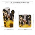 thumbnail image 2 of Farm Cows Heat Resistant Microwave Oven Gloves Set for BBQ Baking Grilling,Baking Gifts Cooks for Women,Housewarming Gifts for New Home, 2 of 6