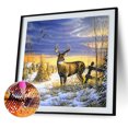 thumbnail image 1 of Cuadros Decorativos 5D DIY Diamond Painting Kits Full Square Drill Elk Mosaic Resin Picture Decor Wdftyju embutido en tela, 1 of 8