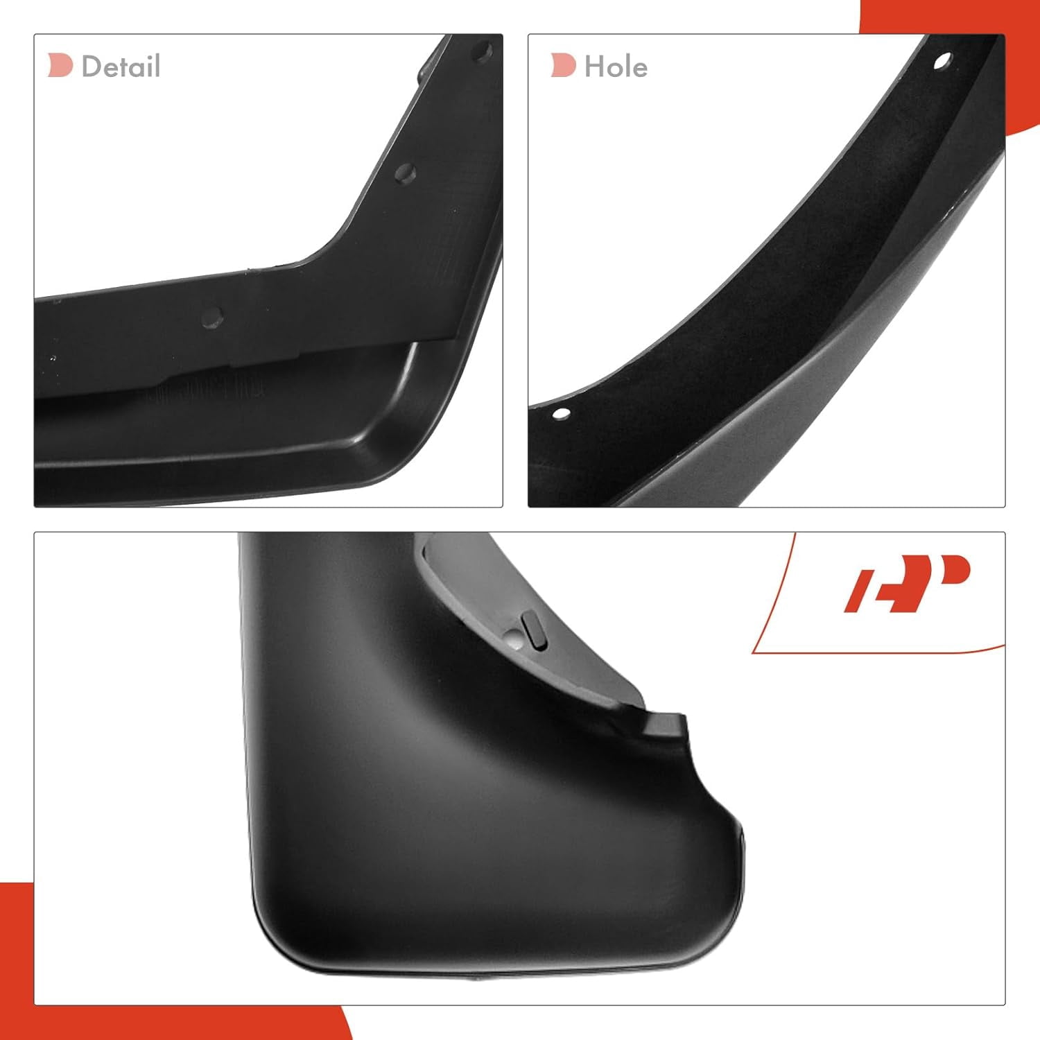 A-Premium Splash Guards Mud Flaps Mudflaps Compatible with Chrysler 300 2013-2016 Sedan Front and Rear Wheels 4-PC Set