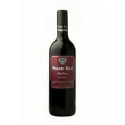 Puente Real Malbec Red Wine, Puerto Rico, 750 ml Glass Bottle 12.5% ABV