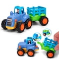 thumbnail image 3 of Set de coches de juguete impulsados por fricción para vehículos de construcción Push and Go, 3 of 7
