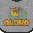 thumbnail image 4 of Inktastic Aloha Palm Boys or Girls Baby Bib, 4 of 4
