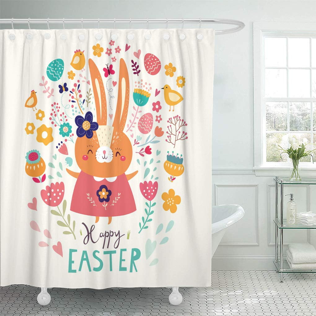 SUTTOM Baby Cute Happy Easter Holiday in Cartoon Beautiful Shower ...