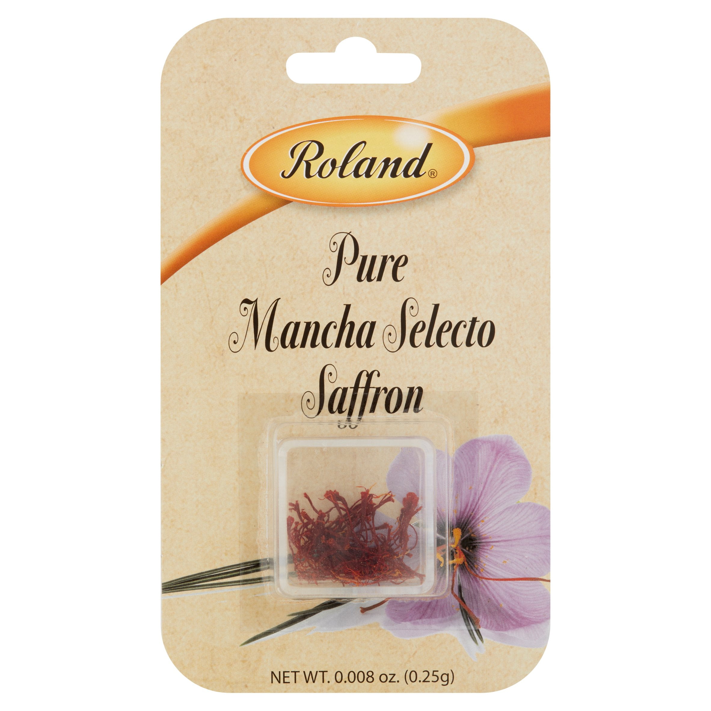 Roland Pure Mancha Selecto Saffron, 0.008 oz by American Roland Food Corp.