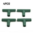 thumbnail image 1 of Plastic Structure Connectors Green Outdoor Garden Greenhouse Pole Joints Adapter, 1 of 5